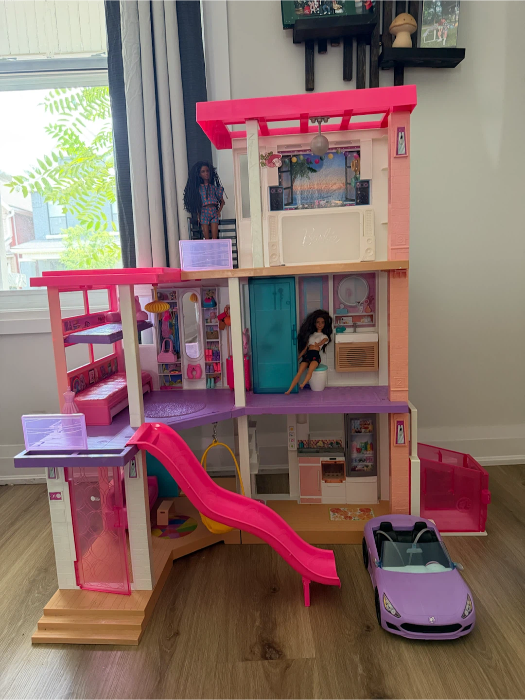 ✨ Barbie Dreamhouse Playset + Barbie Car – Great Condition! ✨