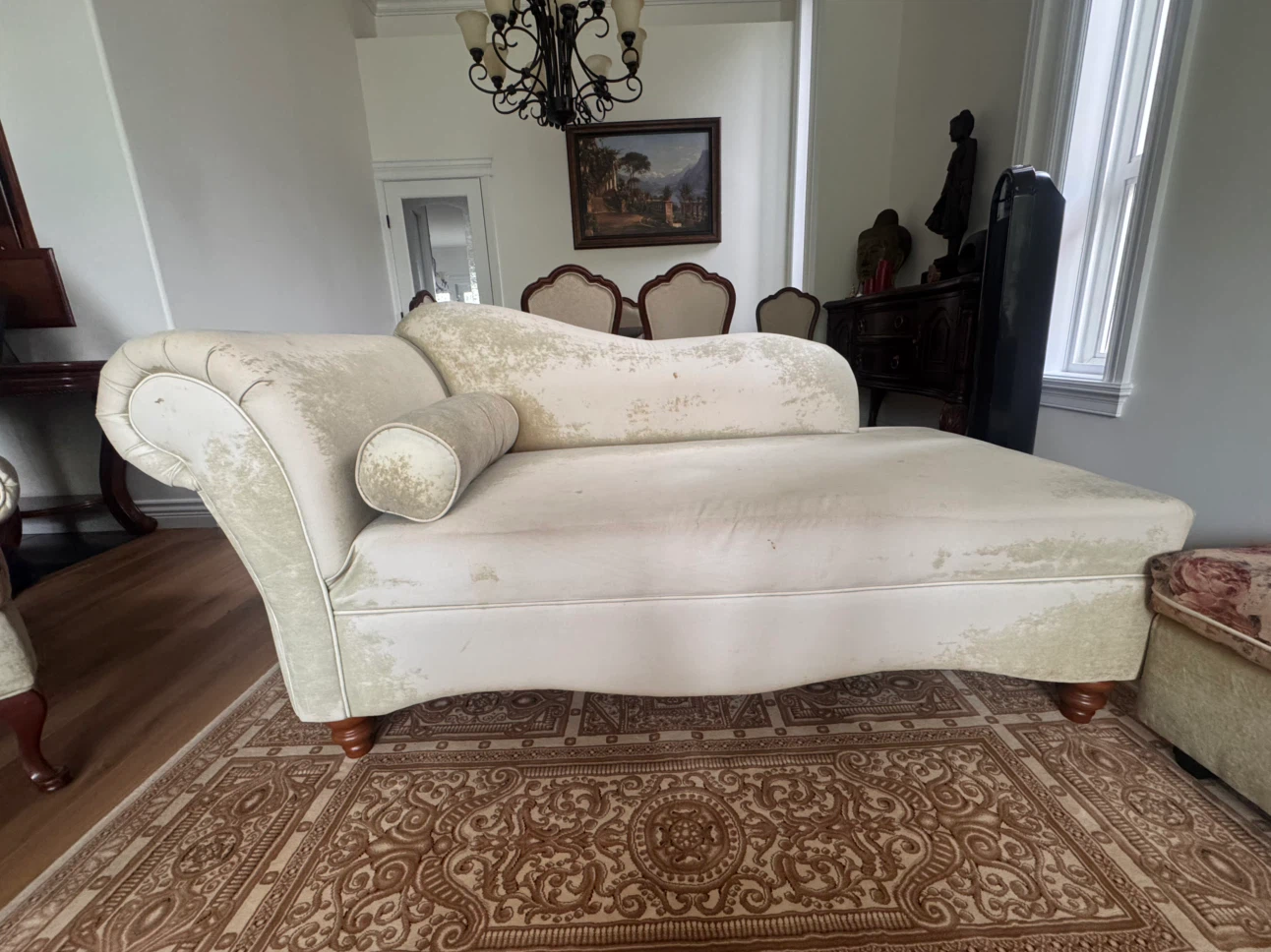 Floral Print Sofa and Chair Set with Ottoman - photo 2