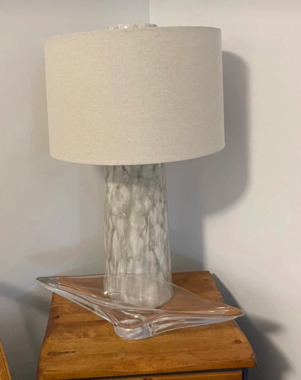 Table Lamp with Neutral Shade