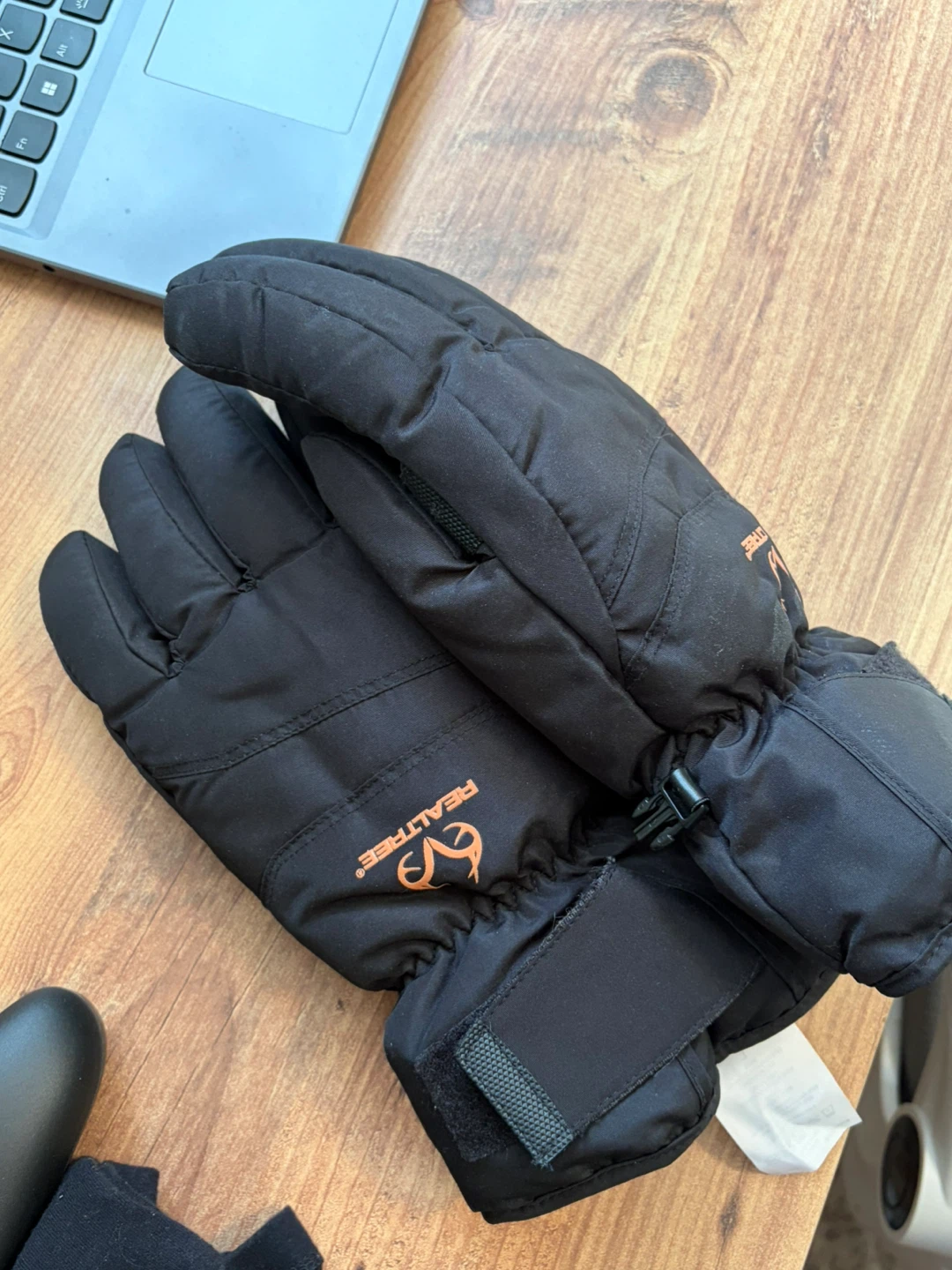 Realtree Black Ski/Snow Gloves