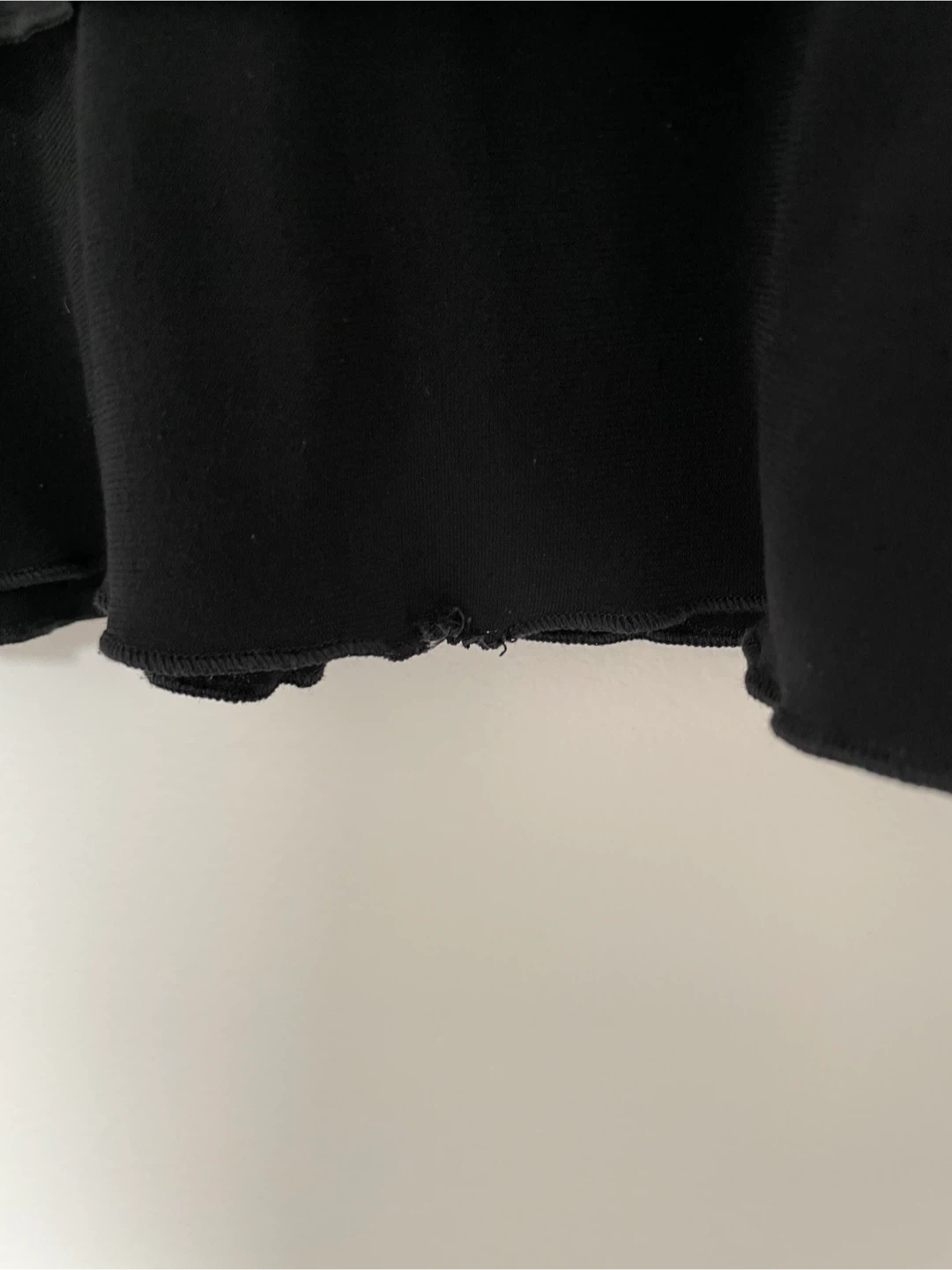S/XS Black Layered Skirt with Ruffles - photo 2