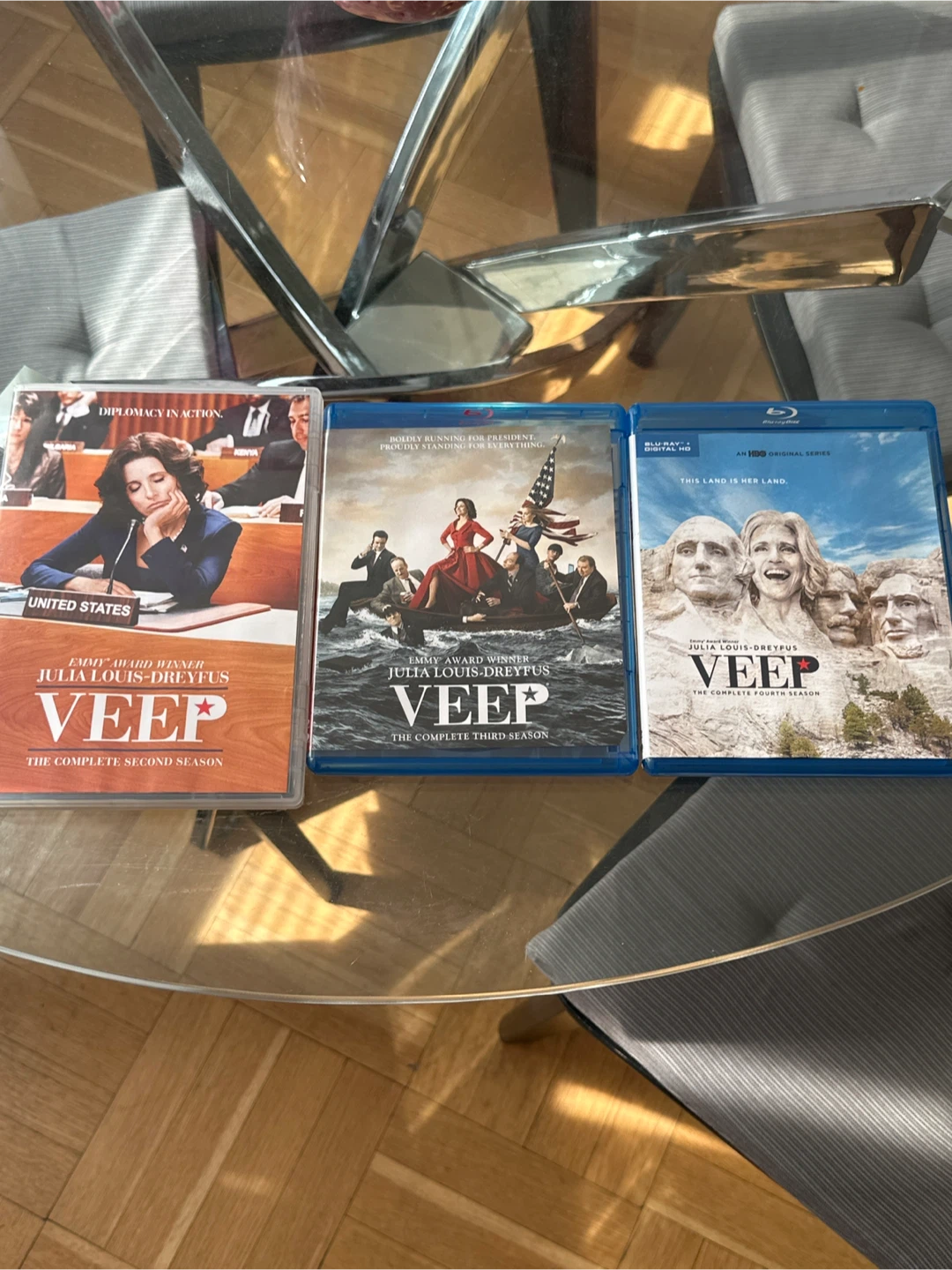 Veep Seasons 2, 3, and 4