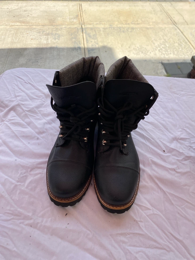Nautica Black Lace-Up Boots - photo 2