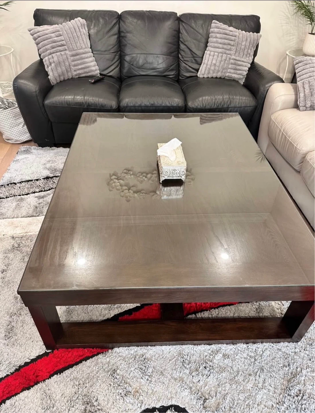 Watson Contemporary Coffee Table – Dark Brown