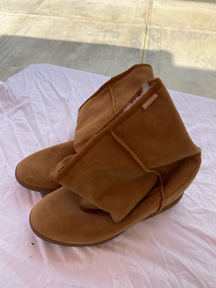 Brown Suede Boots