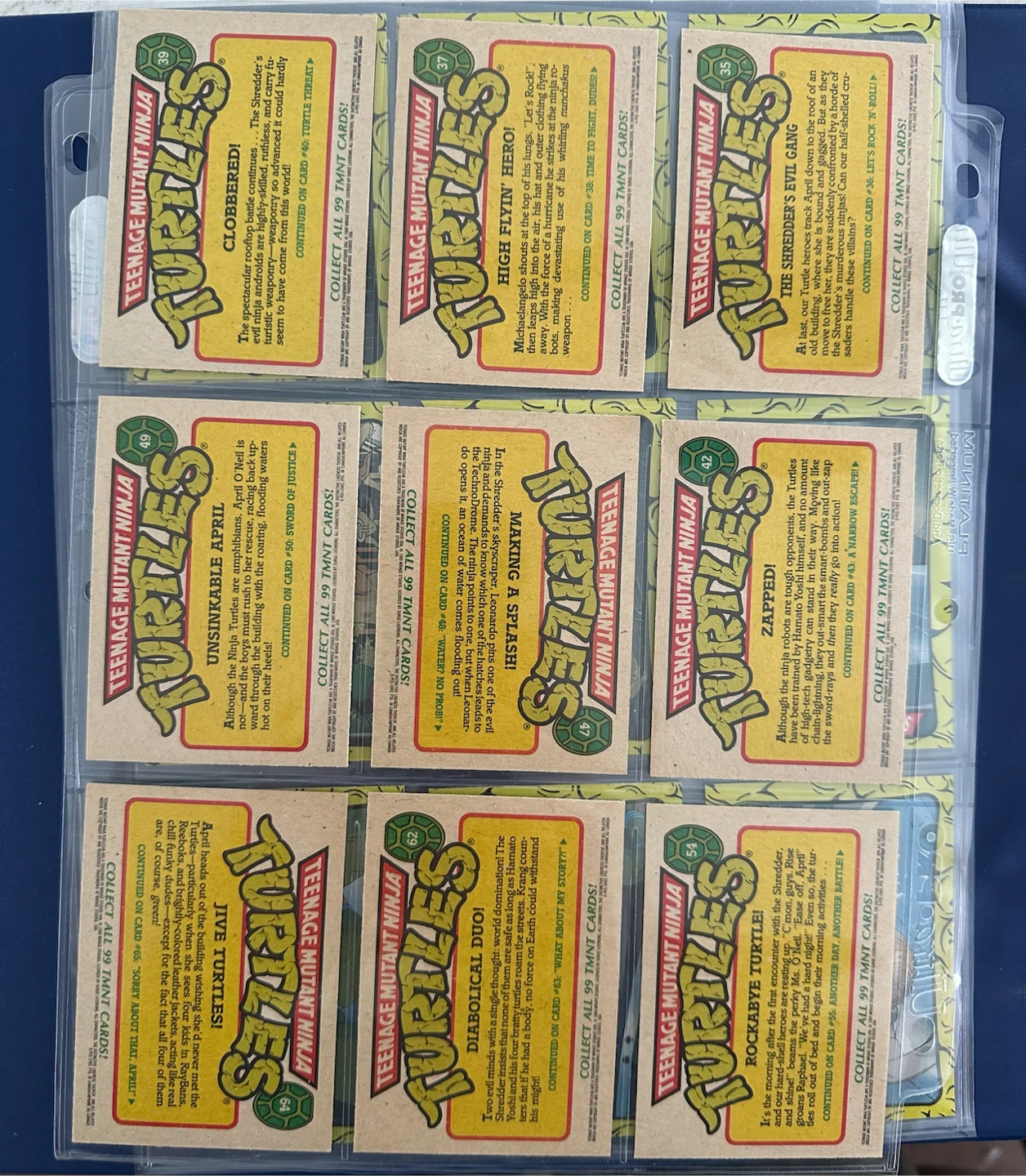 1989 Topps Teenage Mutant Ninja Turtles Trading Cards - photo 4