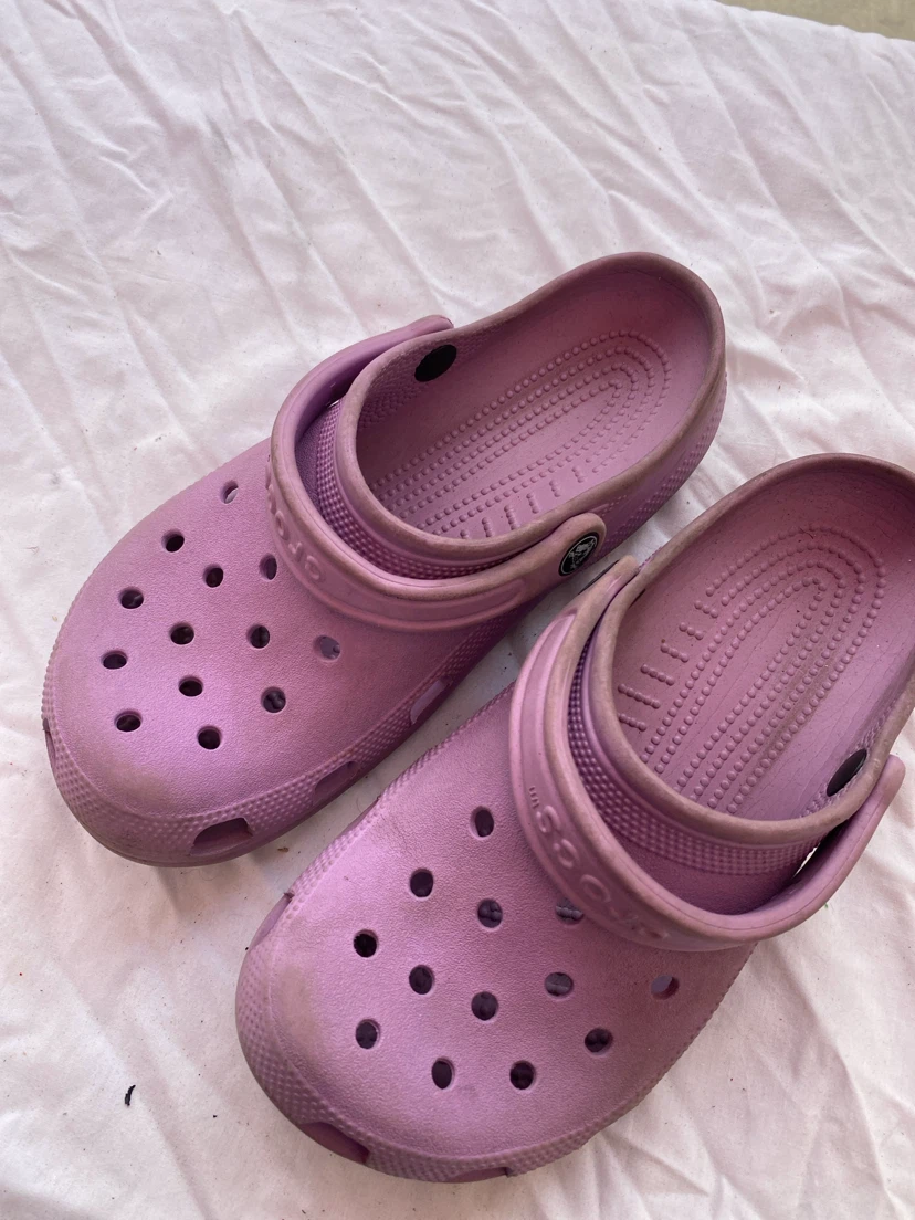 Purple Crocs Clogs