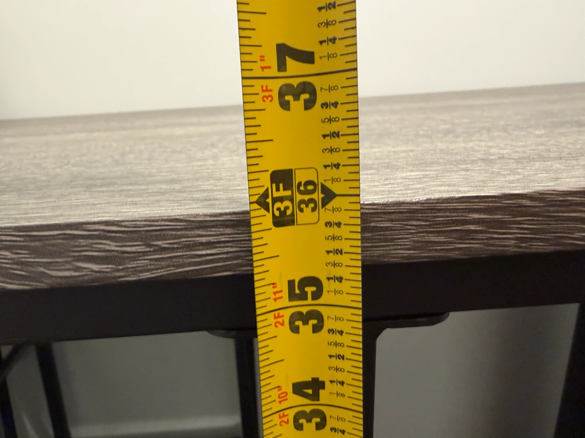 Wood Top Desk with Shelves - photo 5