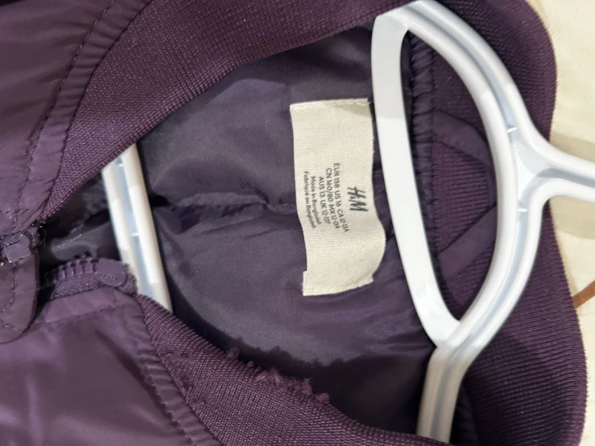 H&M Purple Bomber Jacket - photo 3
