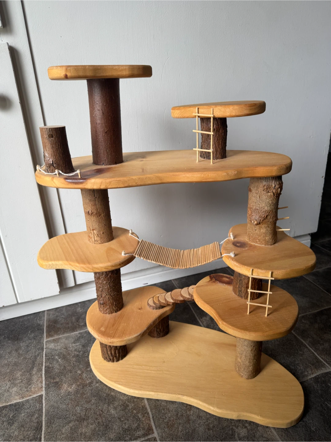 Wooden Treehouse play