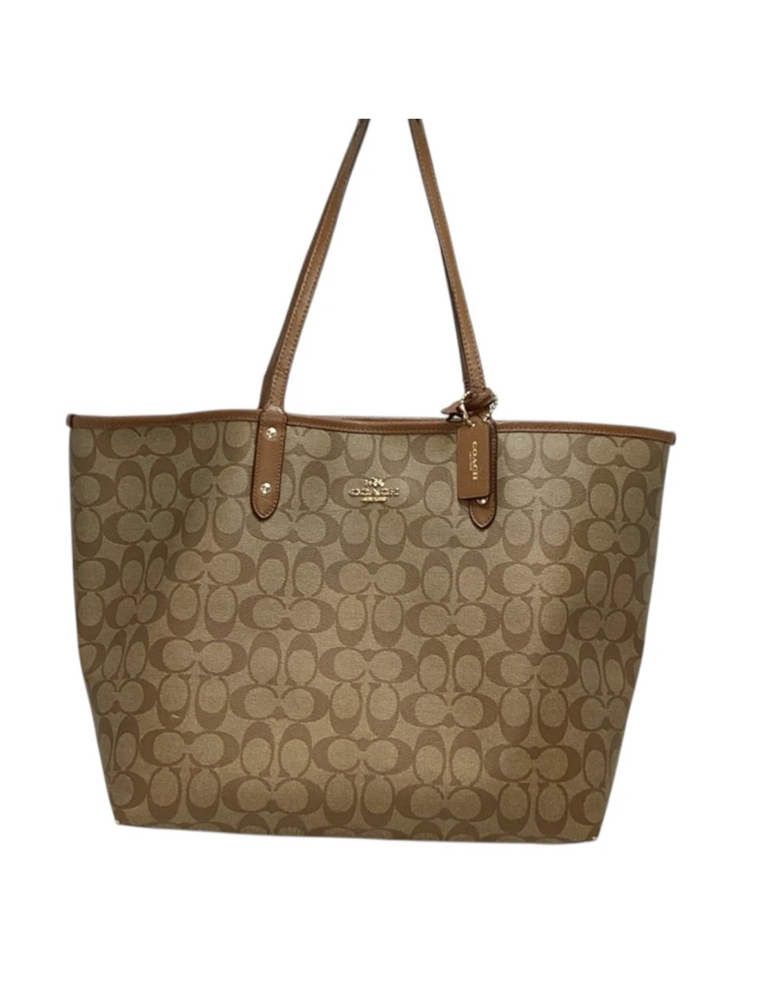 Coach Reversible Tote Bag with Matching Pouch - photo 3