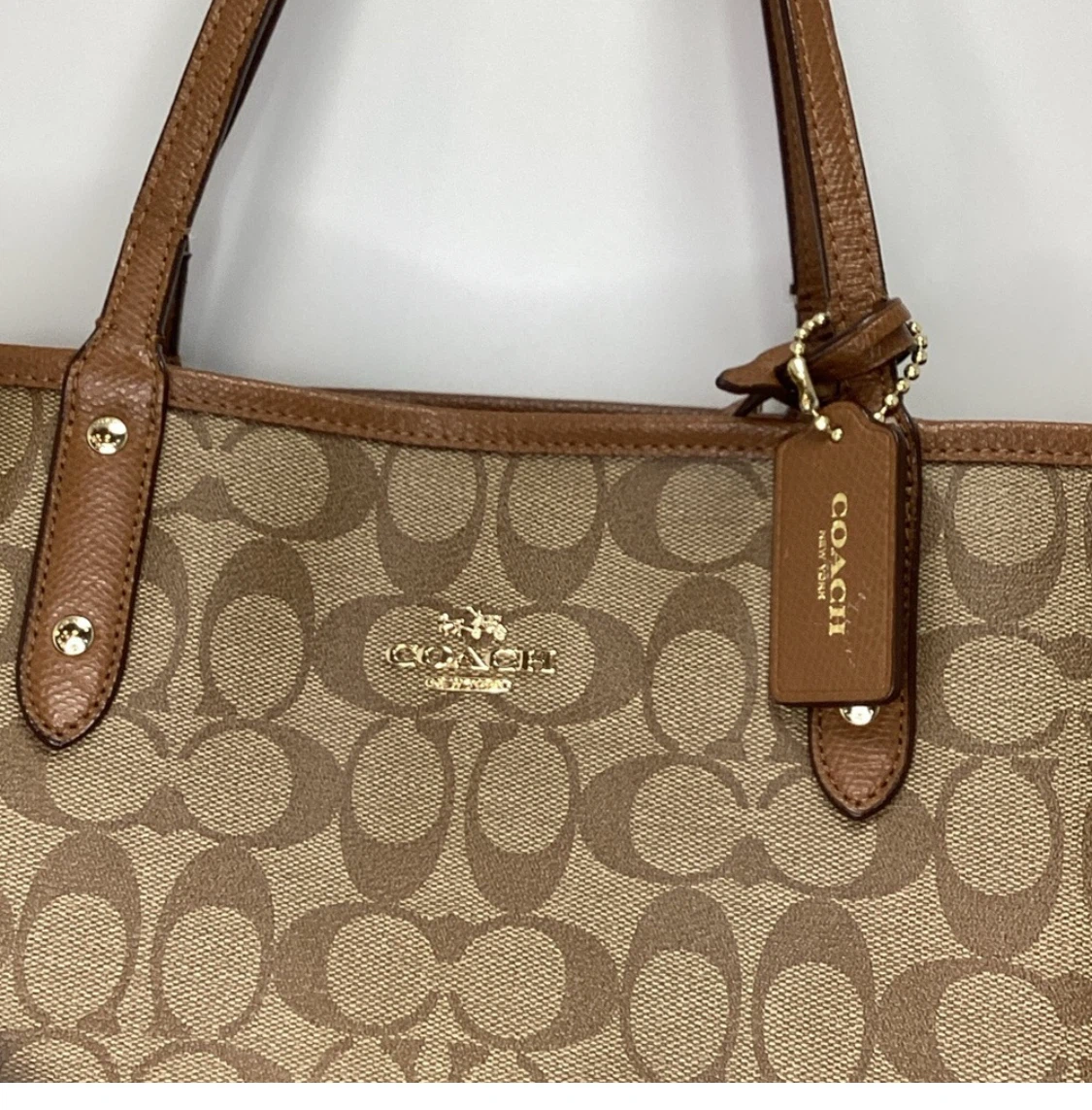 Coach Reversible Tote Bag with Matching Pouch - photo 4