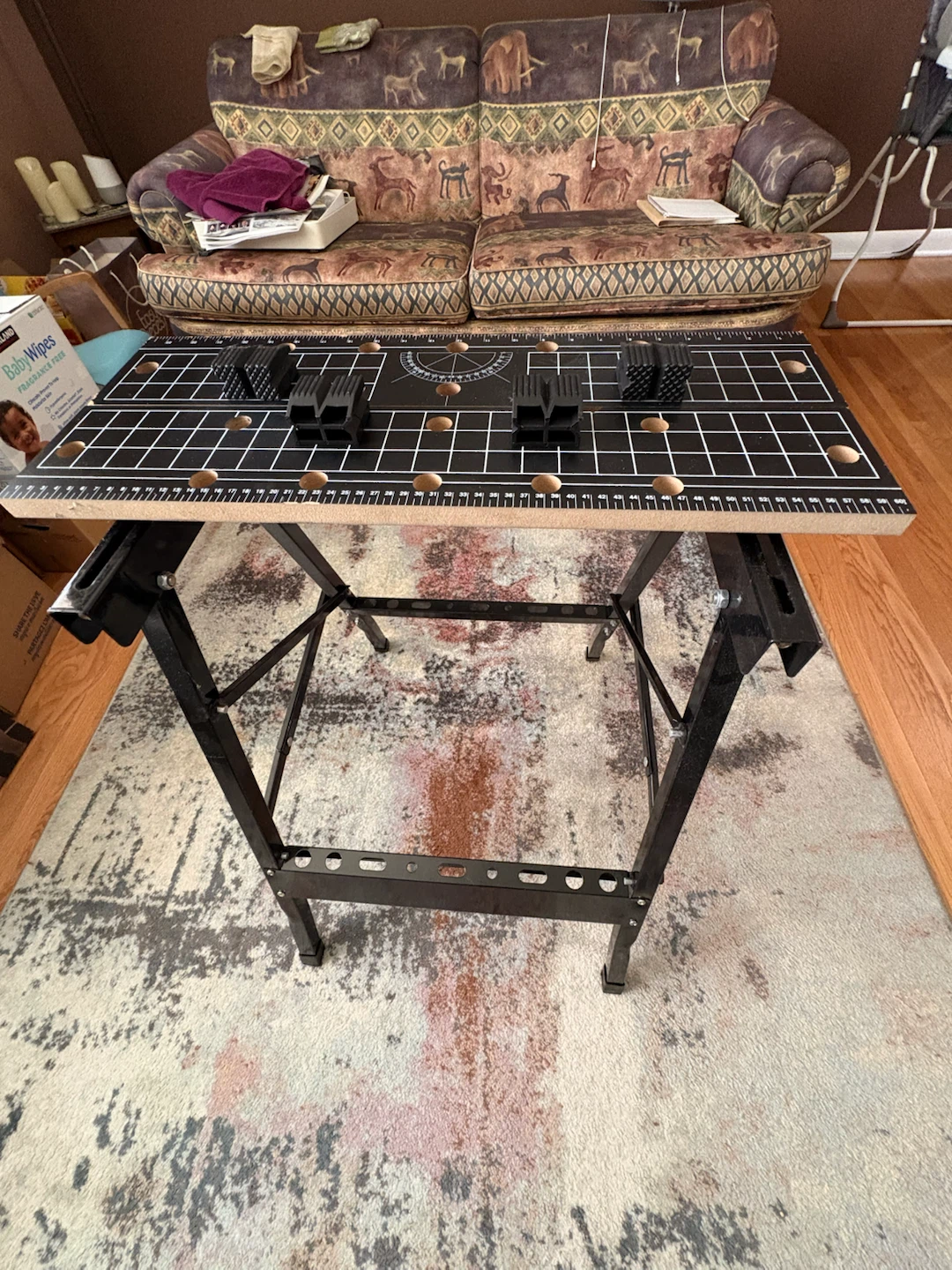 Alltrade Folding Workbench with Vise Bench Dogs - photo 2