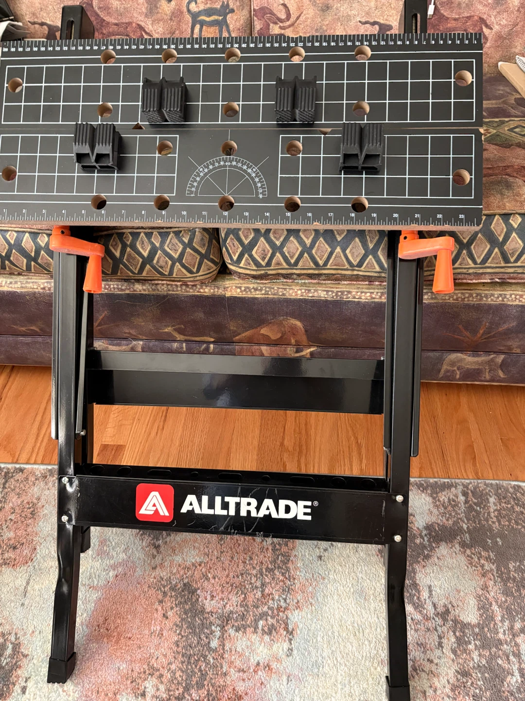 Alltrade Folding Workbench with Vise Bench Dogs - photo 3