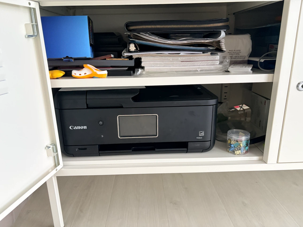 IKEA PS White Metal Storage Cabinet - photo 2