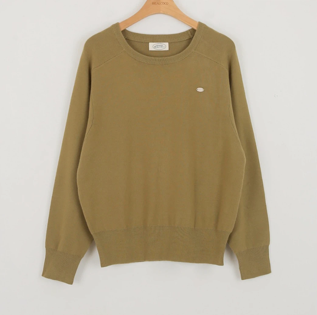 V-Neck Olive Green Sweater - photo 2