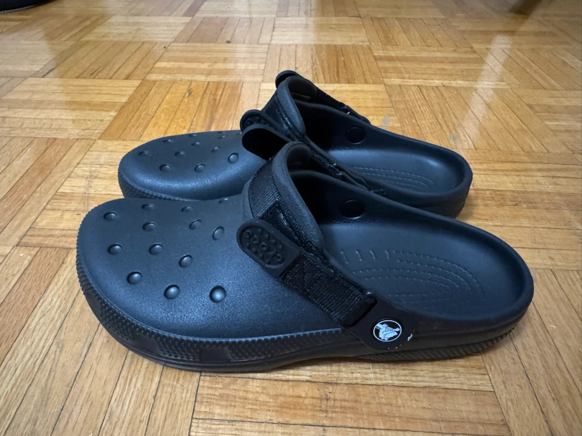 Black Crocs Work Clogs Size M8/W10 - photo 4