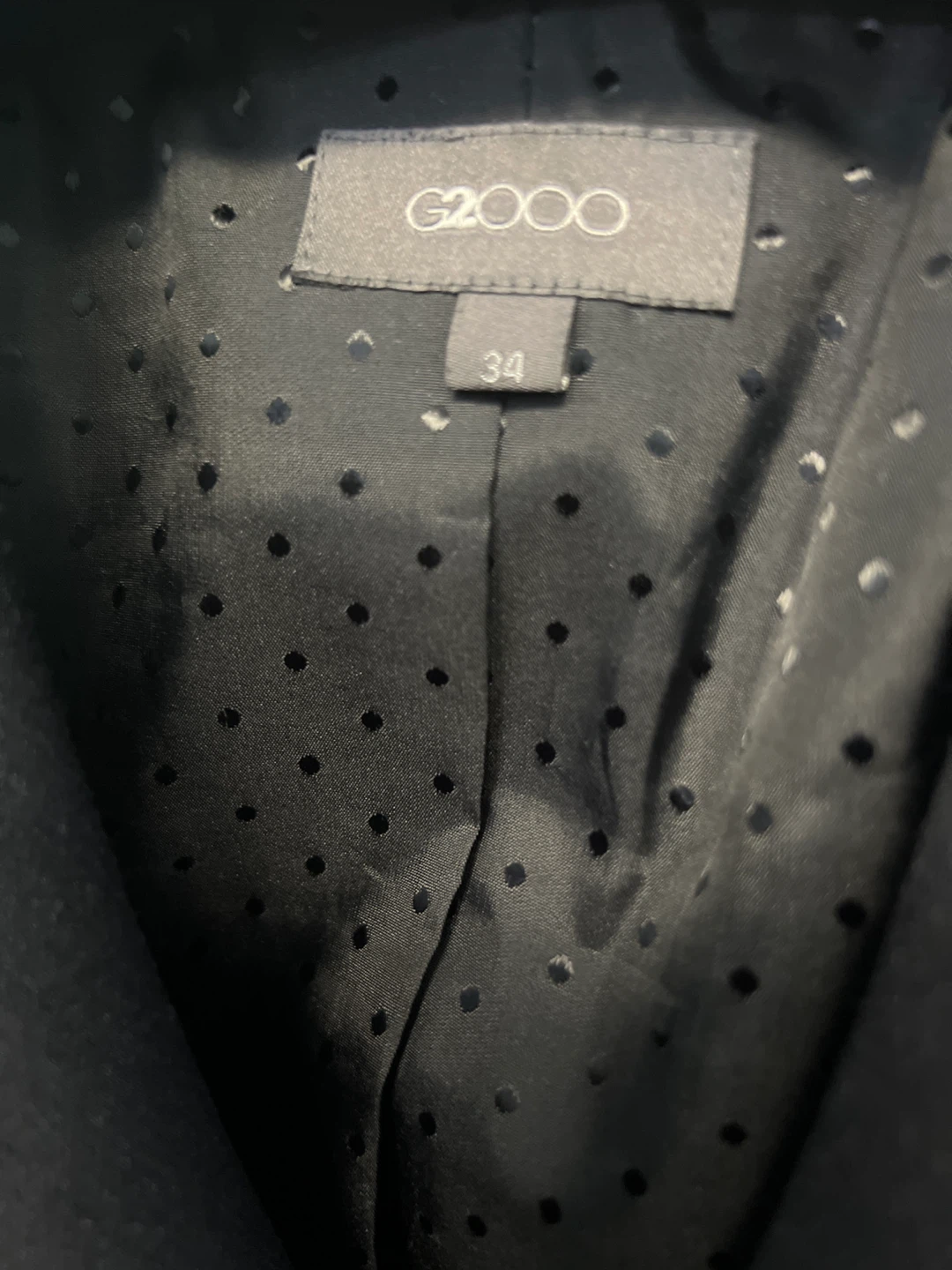 G2000 Women's Black Pinstripe Blazer Size 34 - photo 2