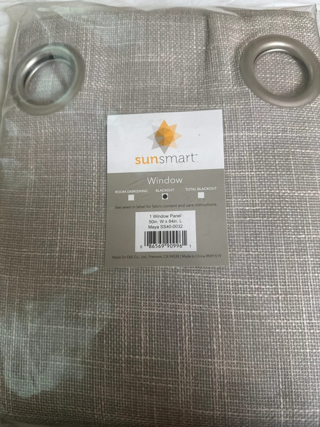 🔥 4 SunSmart Blackout Curtain Panels – 50” x 84” – Like New! 🔥