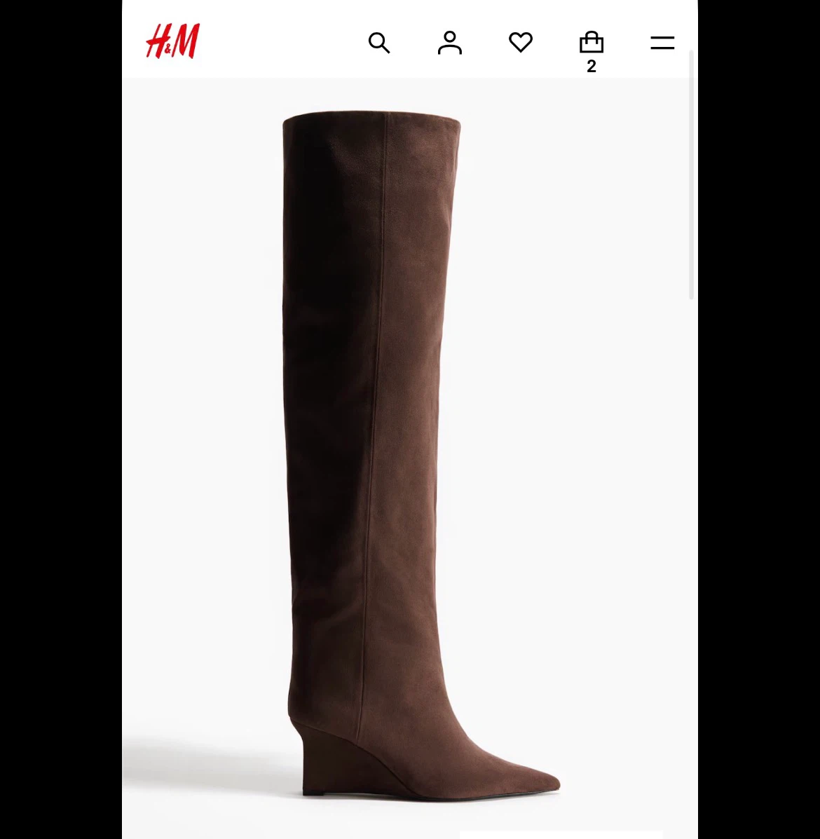 H&M Over-the-Knee Wedge Boots - photo 4