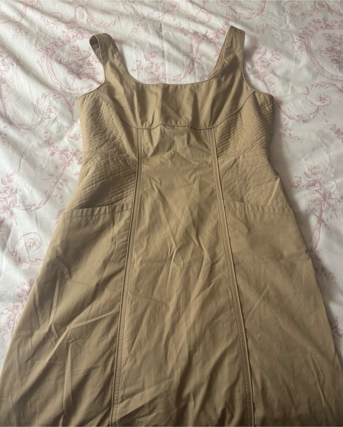 (NWT) Banana Republic Tan A-Line Dress - photo 3