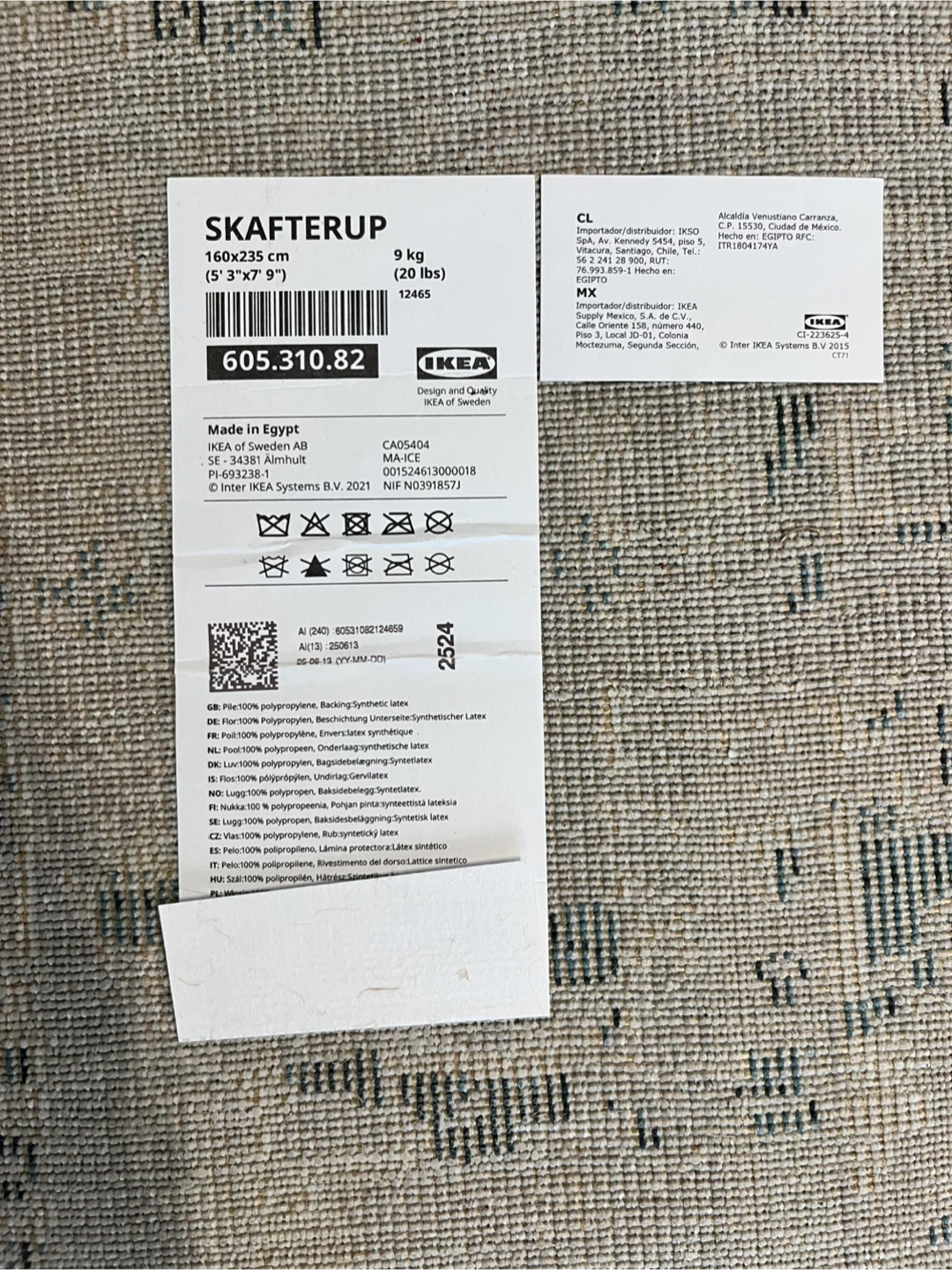 Last Day Sale! SKAFTERUP Rug 160x235 cm - photo 5