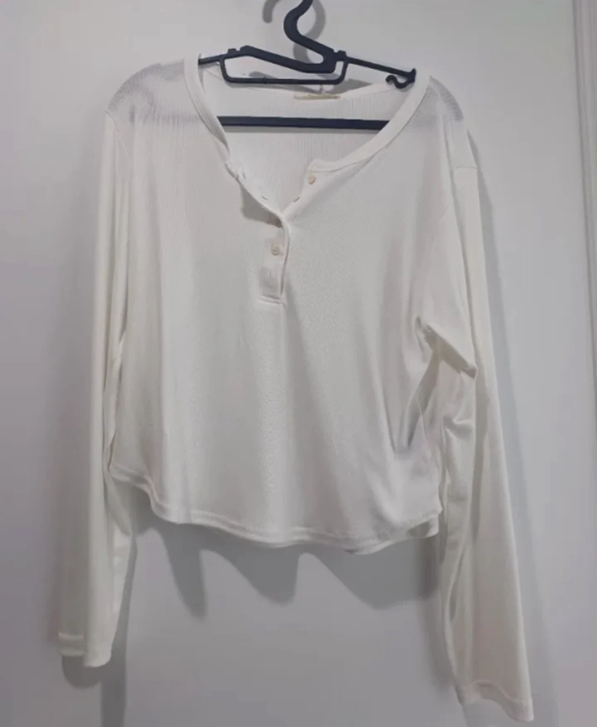 White Long Sleeve Top