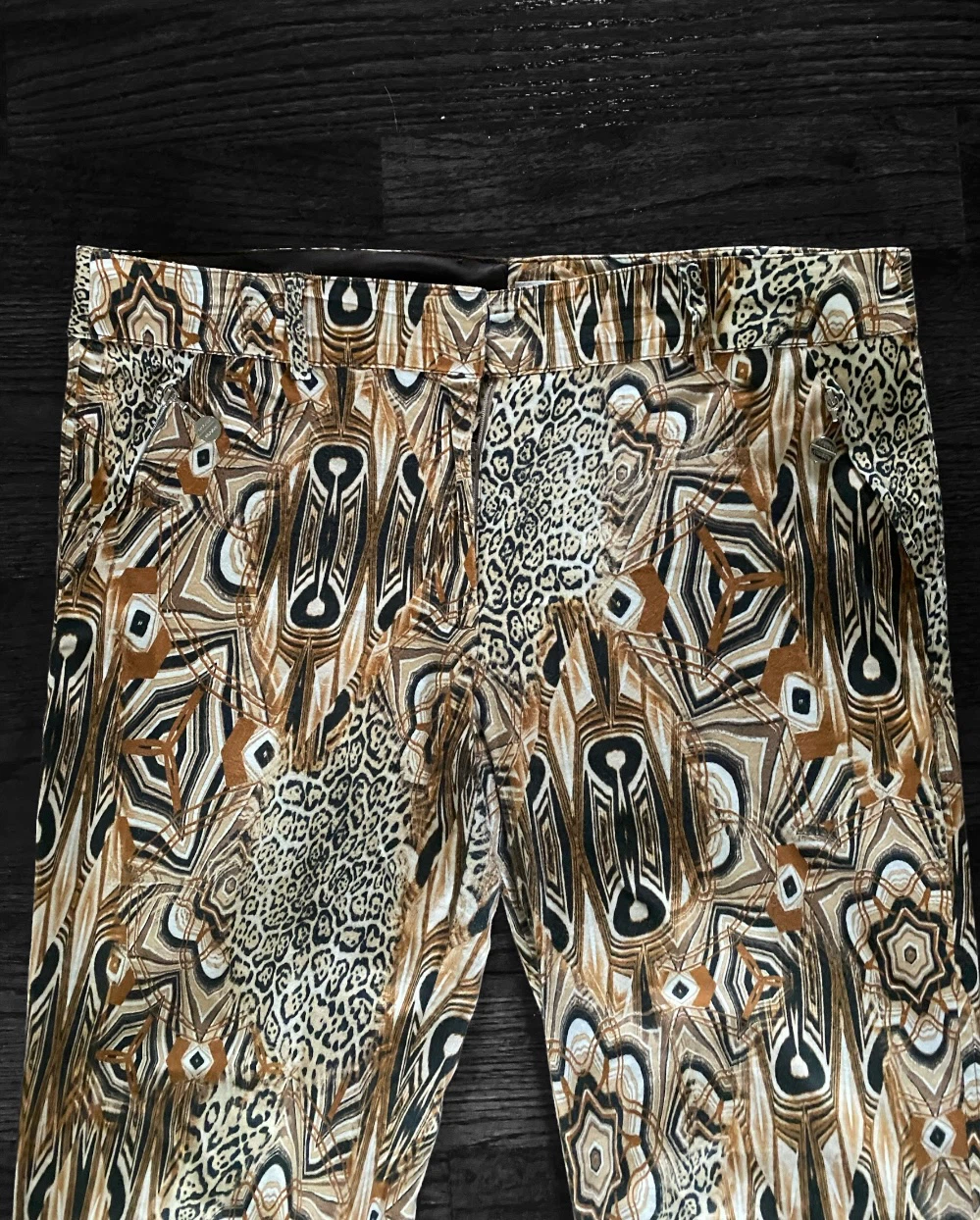 Absolu Paris Geometric Pattern Pants , Size Large EU44 - photo 2