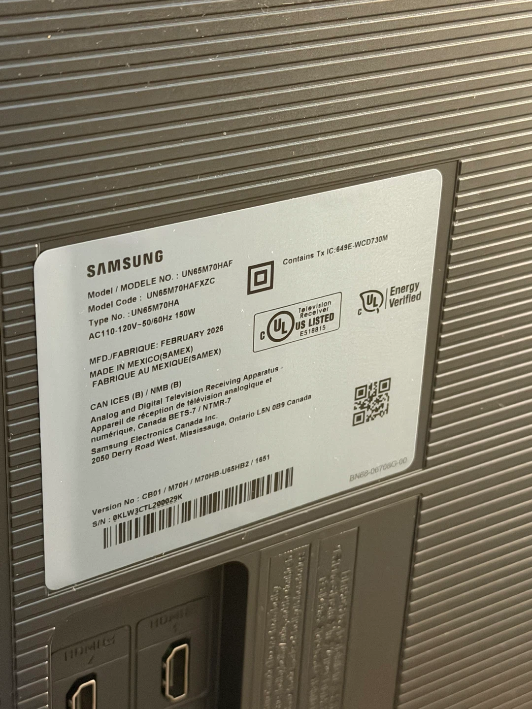 Samsung 65" Smart TV - photo 5
