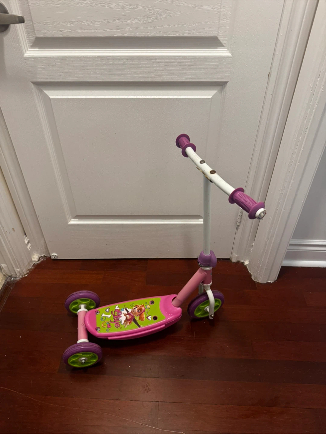 Pink 3-Wheel Scooter