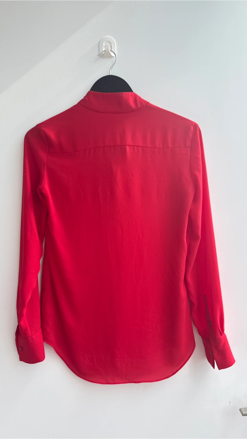 Babaton Red Bow Blouse XXS - photo 4