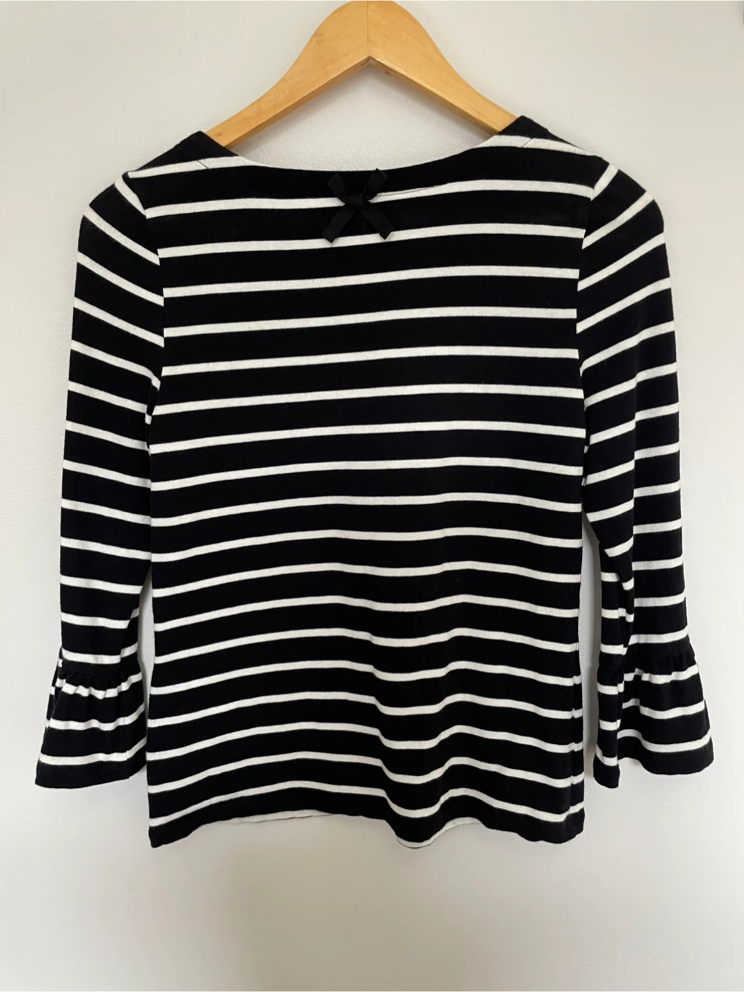 KATE SPADE | XS Broome Street Striped Ruffle Sleeve Top - photo 3