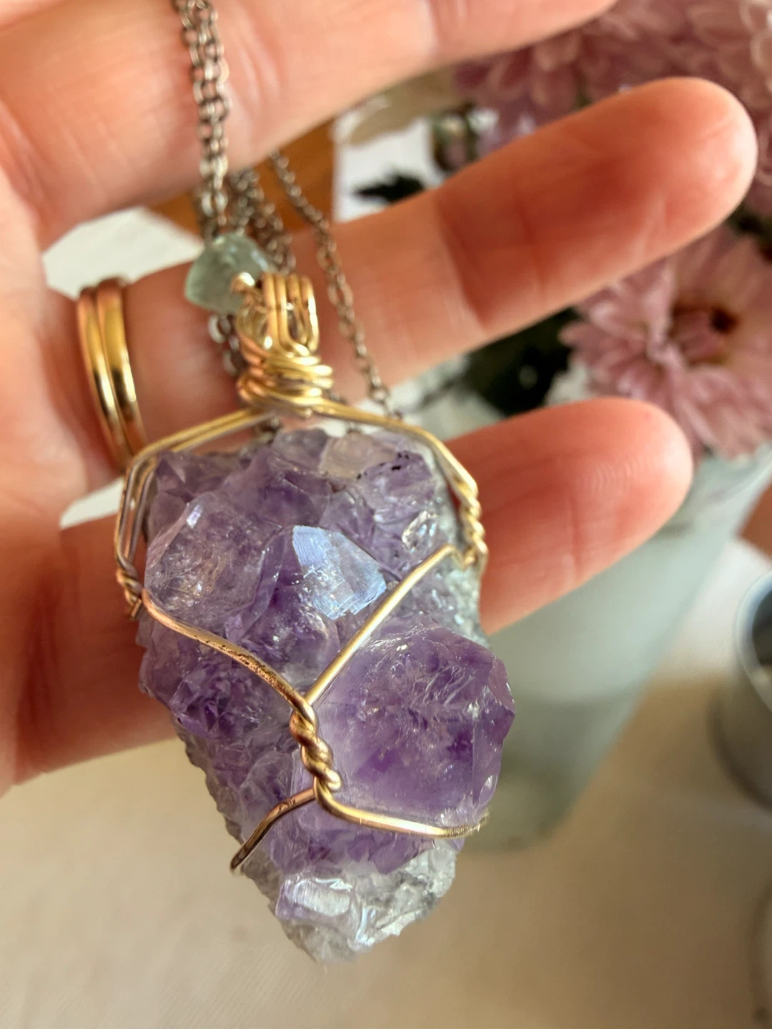 Amethyst Crystal Necklace - photo 4