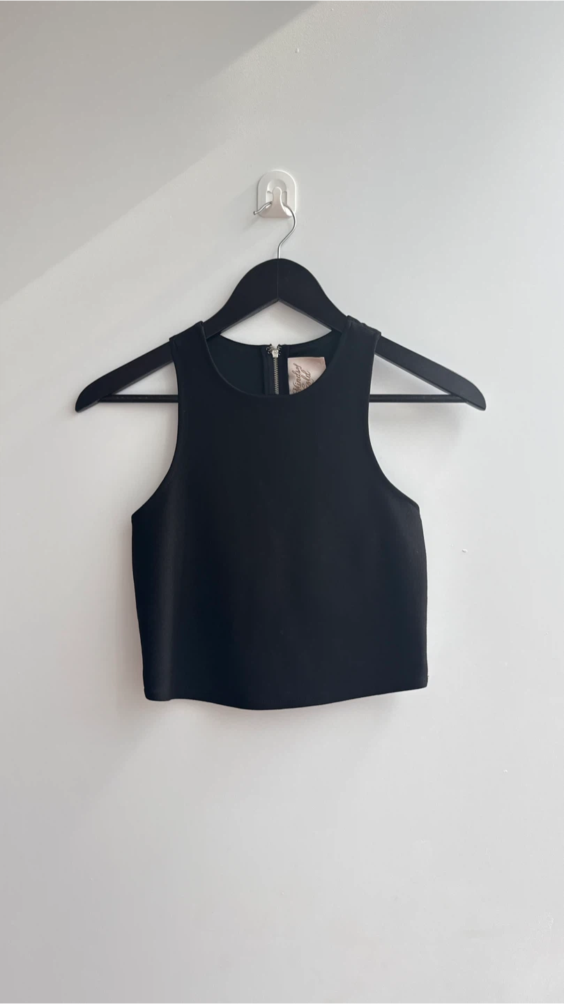 Black Crop Top