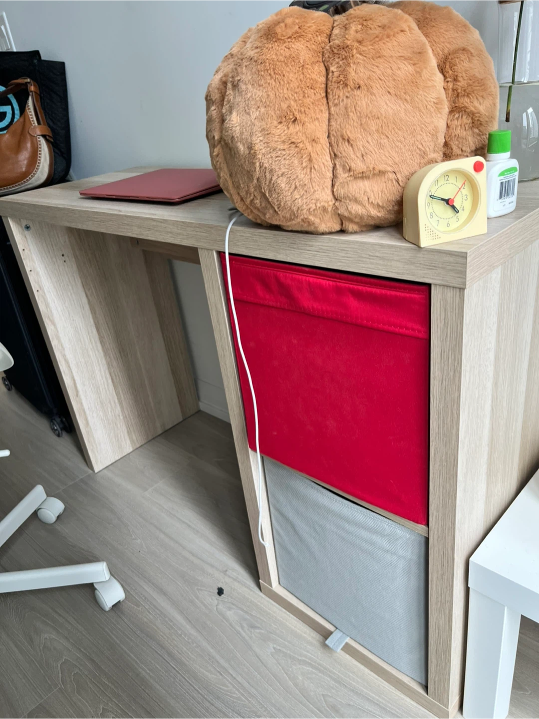 Last Day Sale! Wooden computer desk with storage - photo 2