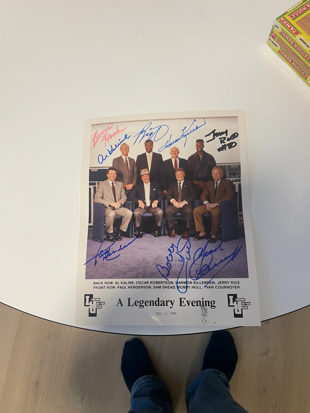 Signed "A Legendary Evening" Photo with Sports Legends