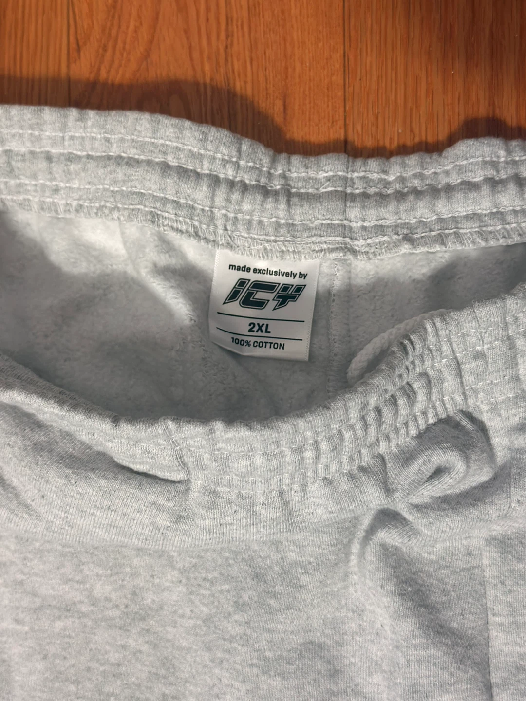 ICY Grey 100% Cotton Sweatpants Size XXL - photo 2