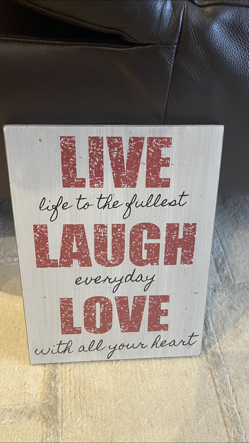 Inspirational Wood Sign
