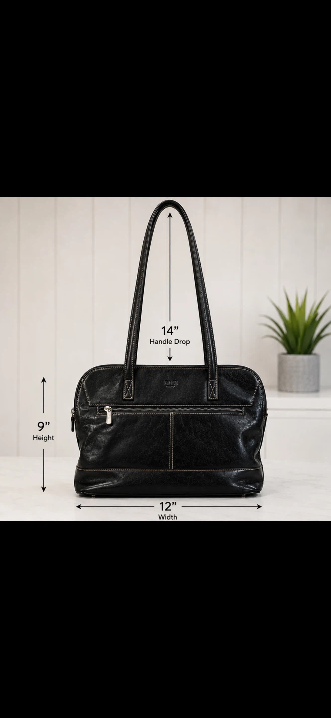 BACI  Italy Black Leather Bag - photo 3