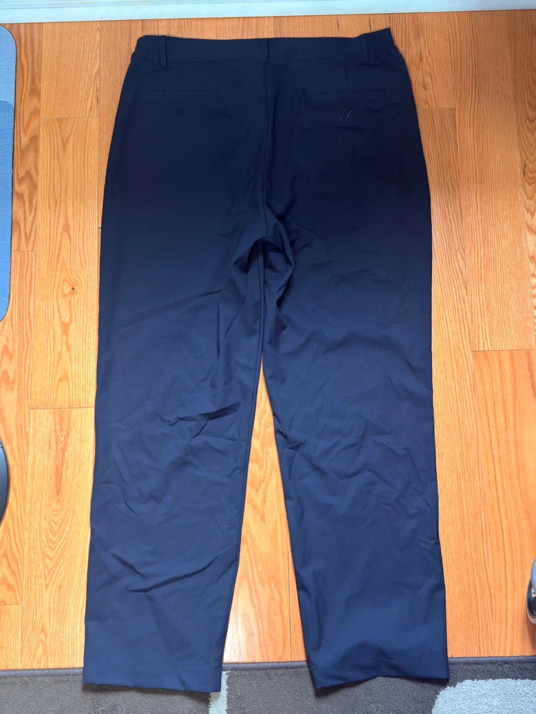 Kuwallatee Navy Blue Pleated Trousers Size XXL