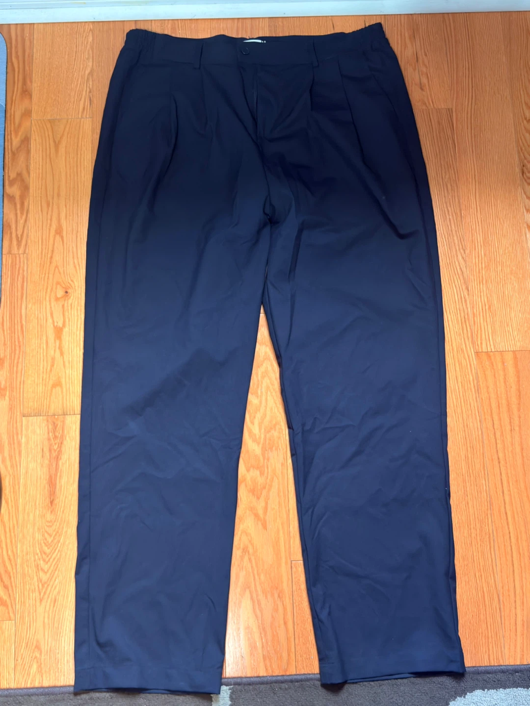 Kuwallatee Navy Blue Pleated Trousers Size XXL - photo 3