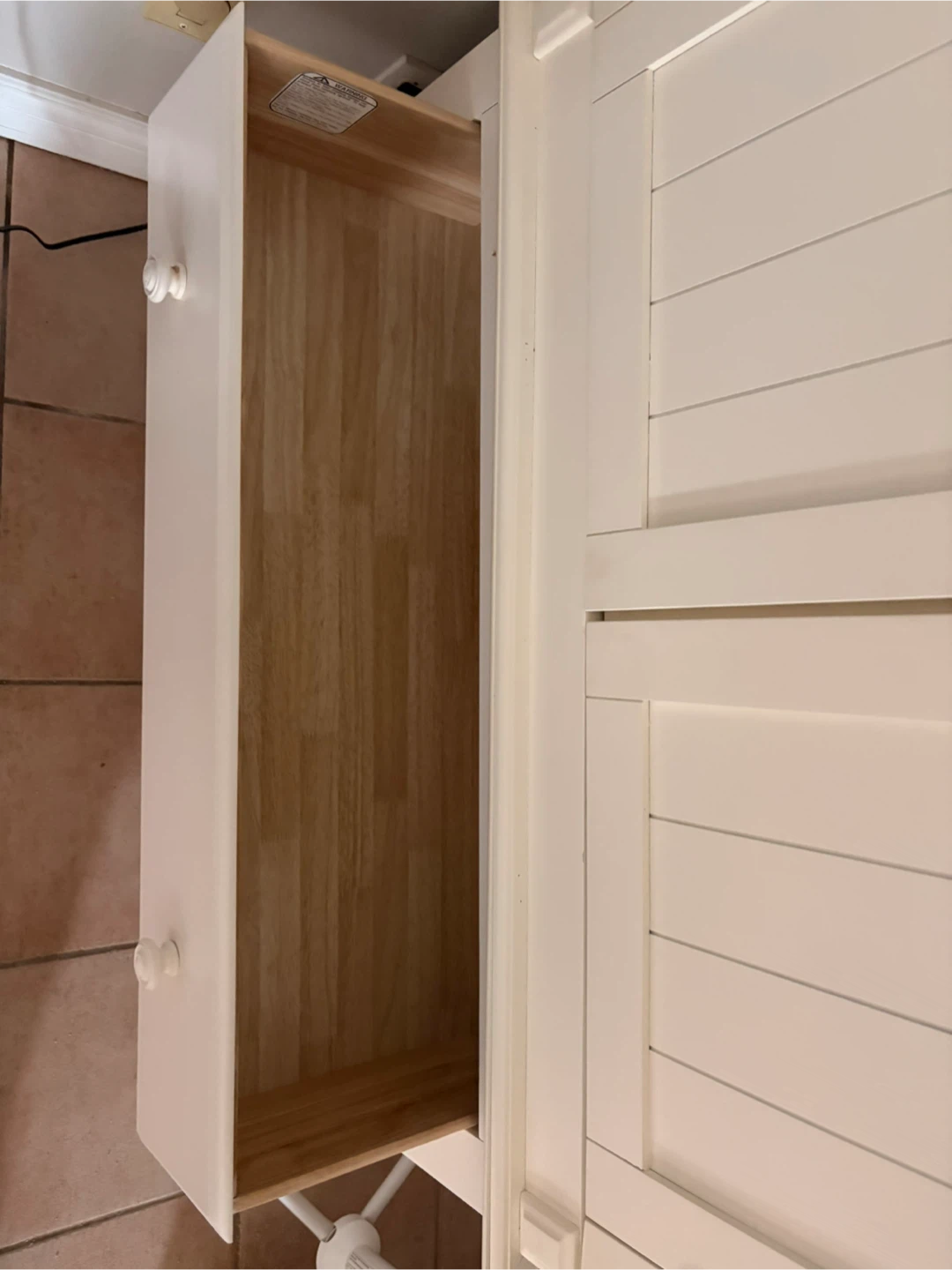 White Armoire with Drawers - photo 3
