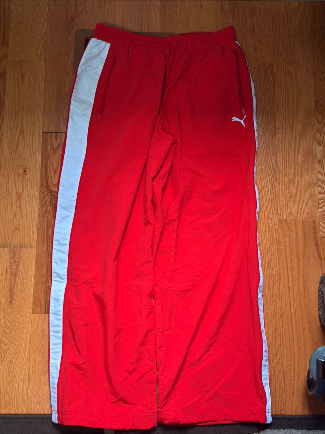 PUMA Red Track Pants - Size Large