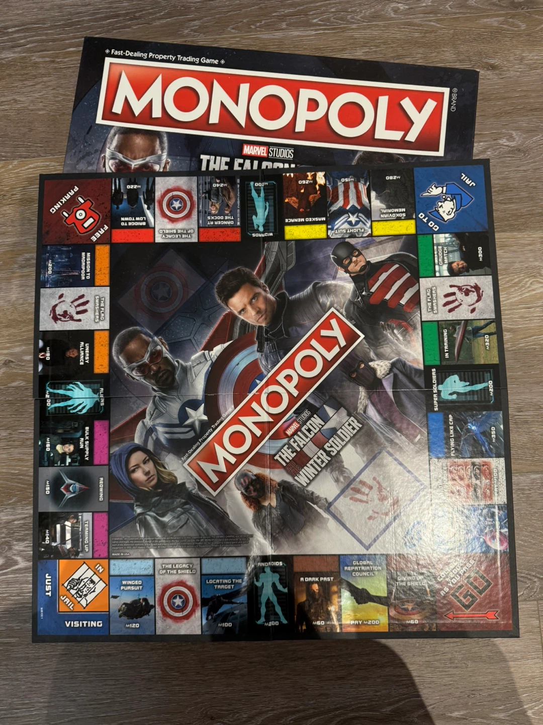 Monopoly The Falcon and The Winter Soldier Board Game - photo 2