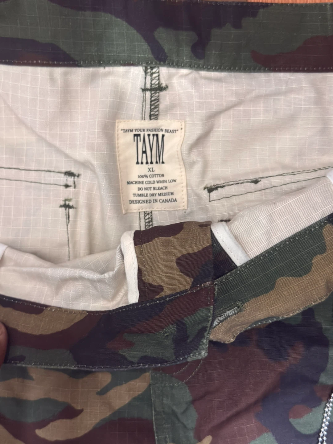Camouflage Convertible Cargo Pants/Shorts - Size XL - photo 3