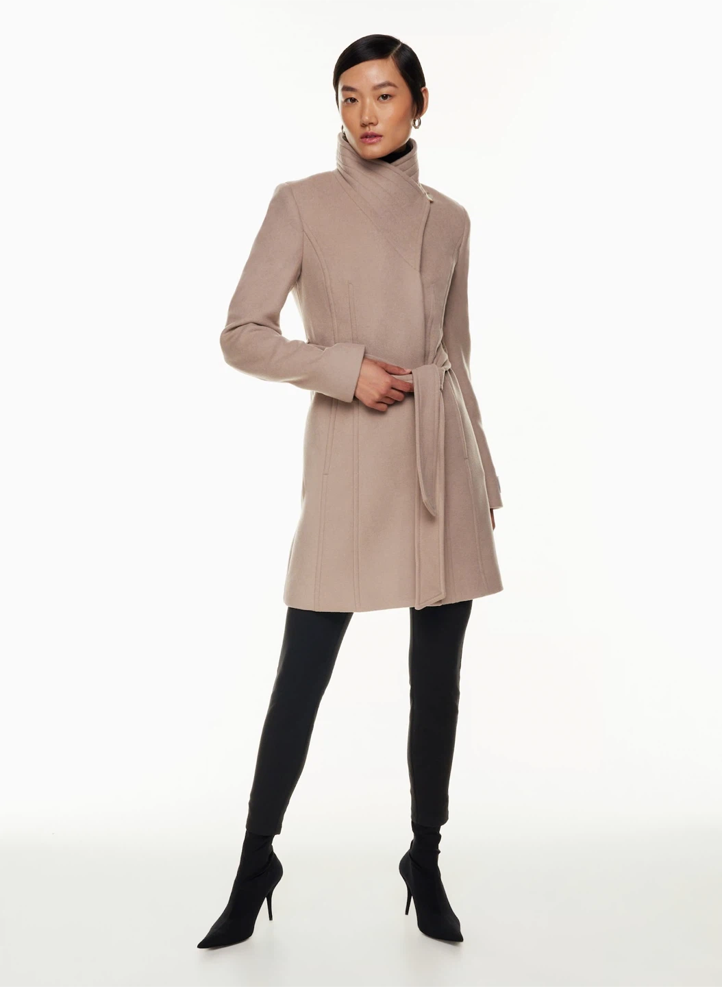Babaton Taupe Connor Coat - Size S