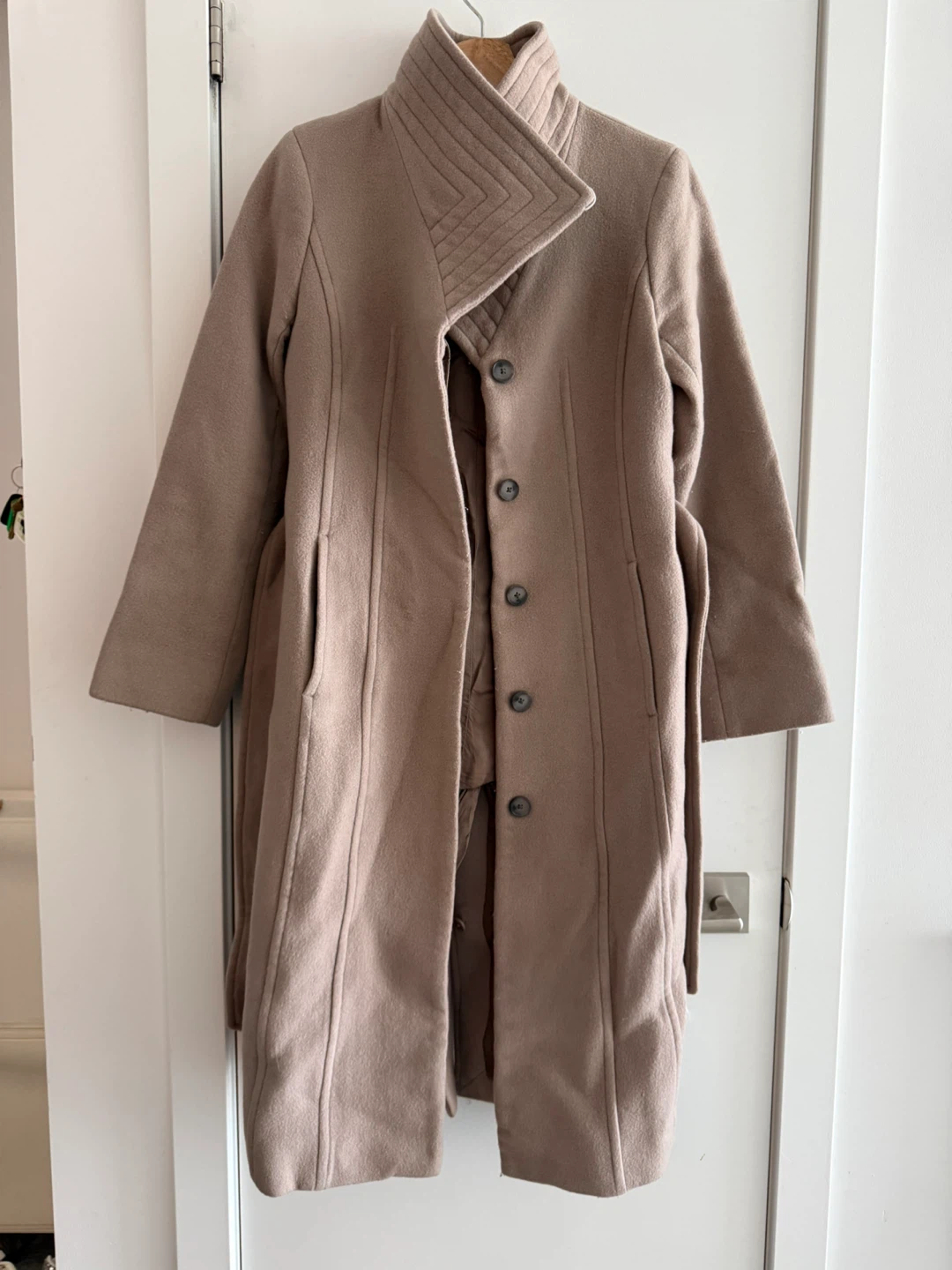 Babaton Taupe Connor Coat - Size S - photo 2