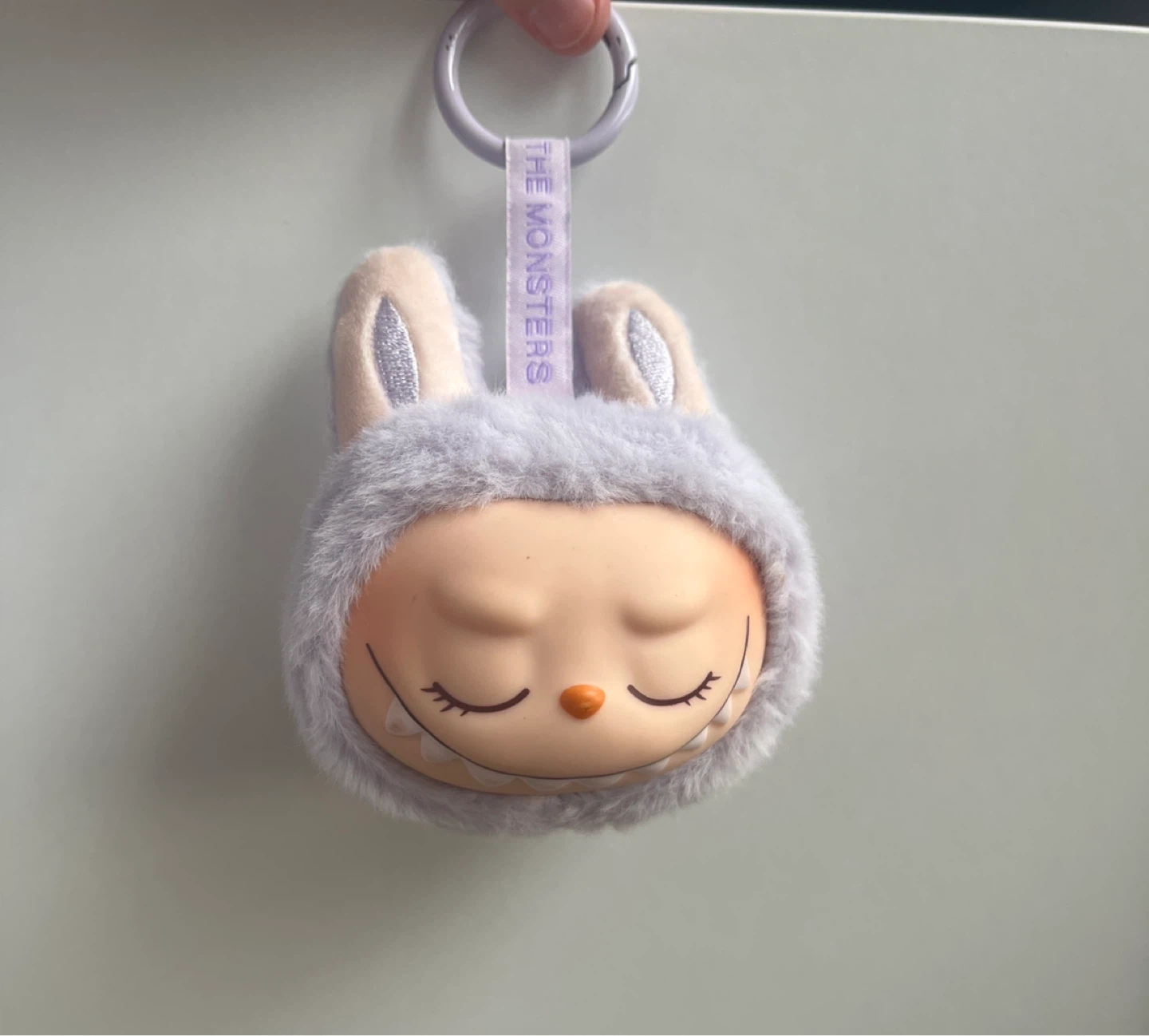 Labubu plush keychain