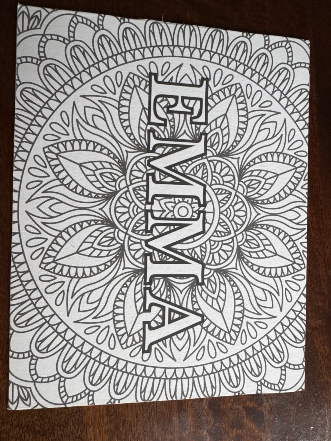 FREE Personalized Mandala Art Print "Emma"