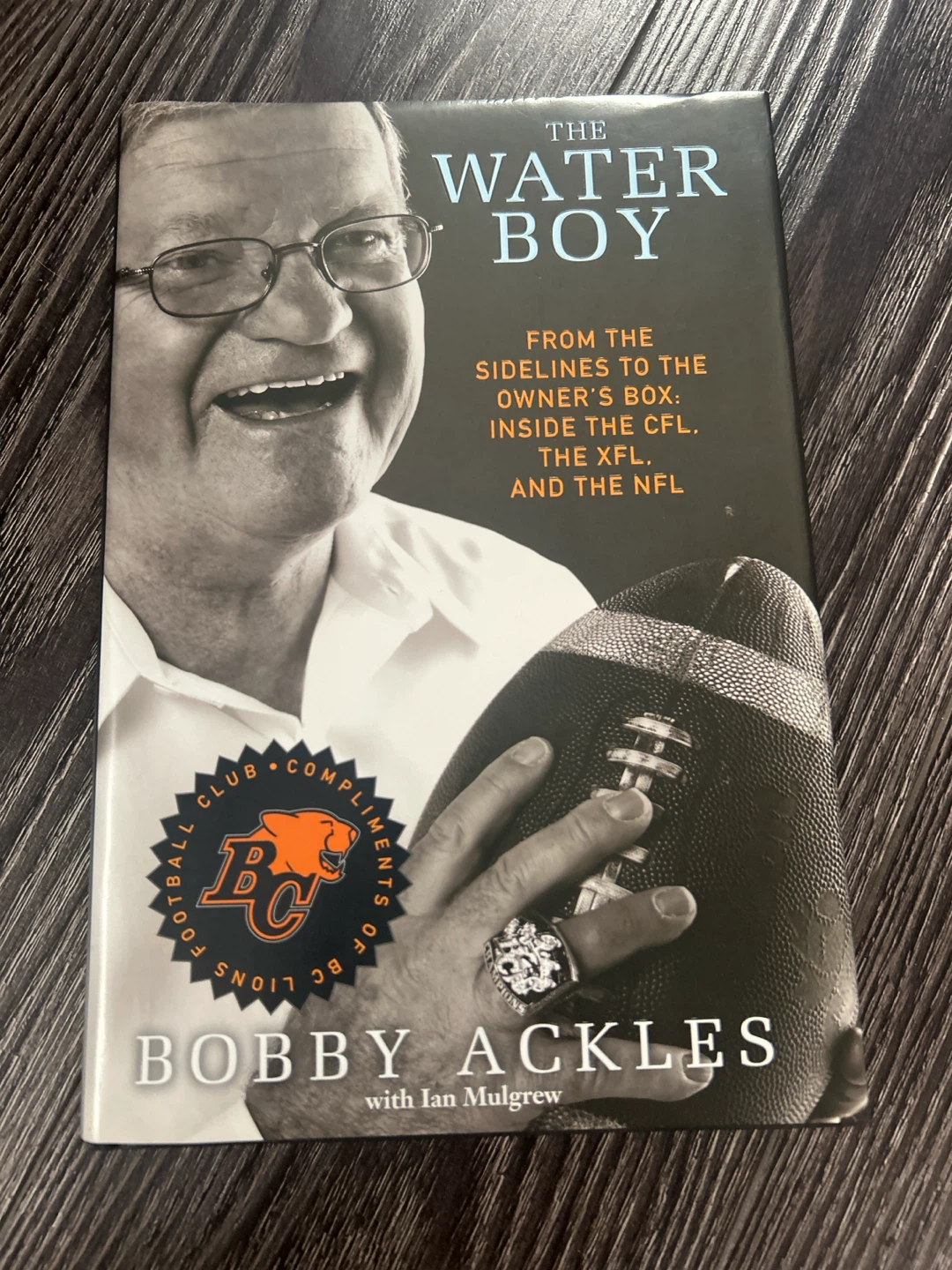 The Water Boy an auto biography  of Bobby Ackles